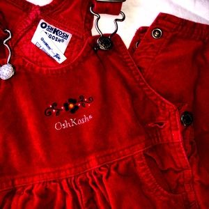 Velvet overalls Oshkosh